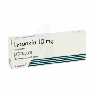 LYSANXIA 10 mg comprimés, boîte de 40 comprimés