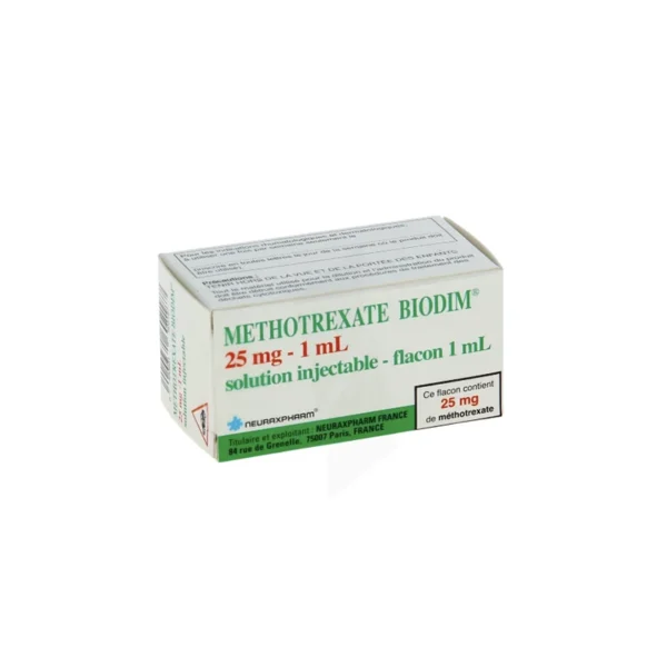 METHOTREXATE 25 mg INJ B/1