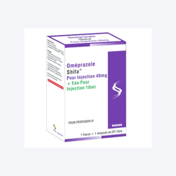 OMEPRAZOLE 40MG INJ SHIFA BTE 10