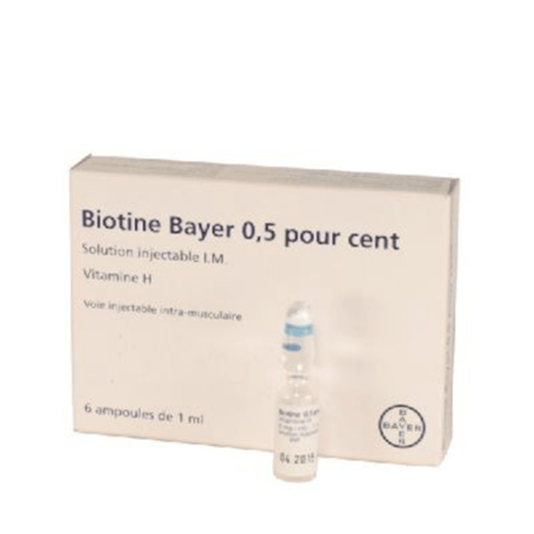 BIOTINE 5MG AMP INJ - BOITE 6 AMP INJ - N25