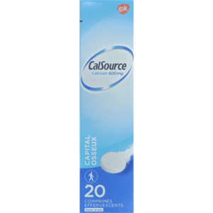 CALSOURCE CALCIUM 500 CPR EFF BTE/20 - P12