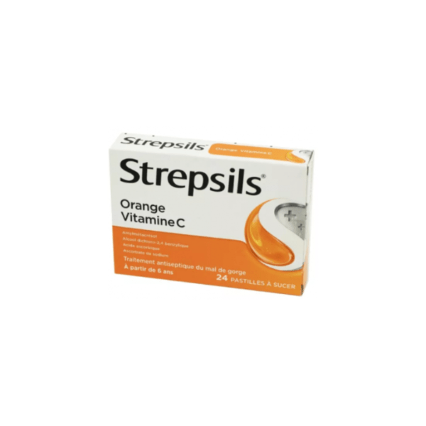 STREPSILS VIT. C ORANGE PAST BTE 24