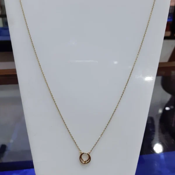 Collier en Or avec Pendentif Univers 1