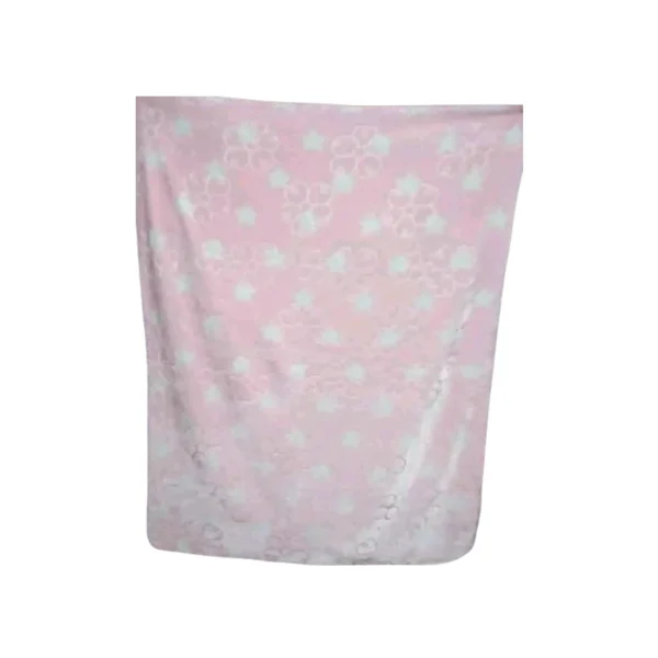 Couverture polaire rose