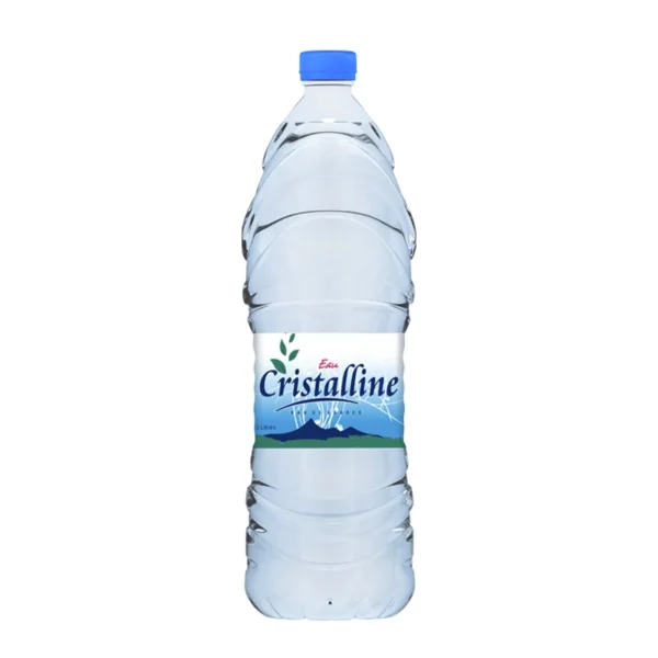 Cristalline Eau Minérale Naturelle – Lot de 3 Bouteilles de 2 Litres