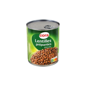 LENTILLES EN BOITE