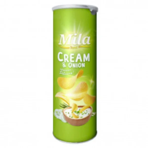 Chips en tube cream & onion 110g