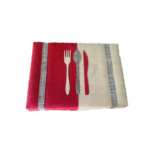 Porte couvert rouge