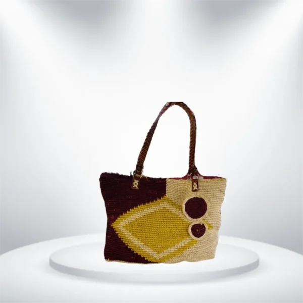 Sac dame raphia