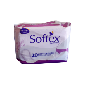 SOFTEX Ultra Thin Super Deluxe Protège-Slips 100% Coton (Lot de 2 x 30)