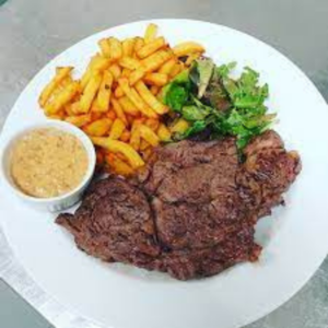 Steak filet de zébu et pomme frite