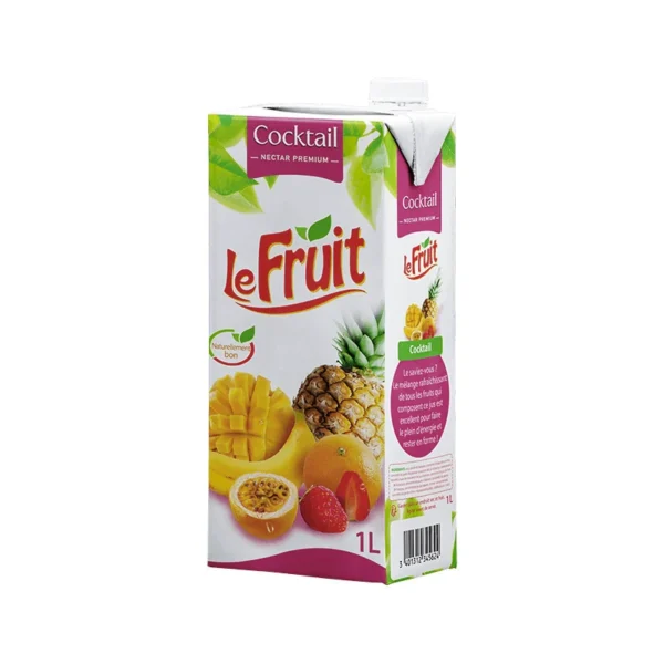 Le Fruit Jus – Lot de 3 Bouteilles de 1 Litre