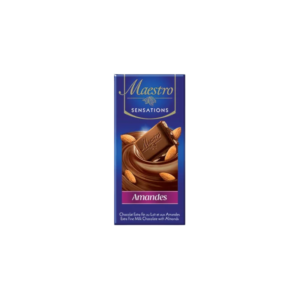 CHOCOLAT AMANDES 90grs MAESTRO Pack de 2