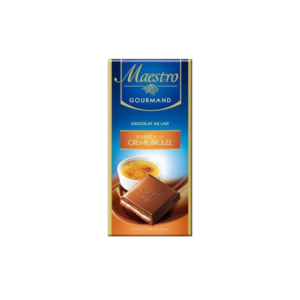 CHOCOLAT MAESTRO LAIT CREME BRULE Pack de 2