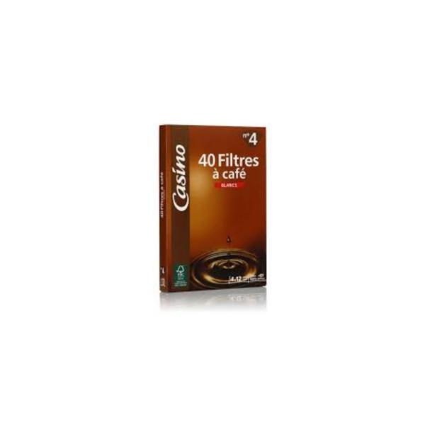 Filtre café CASINO N°4 pack de 10