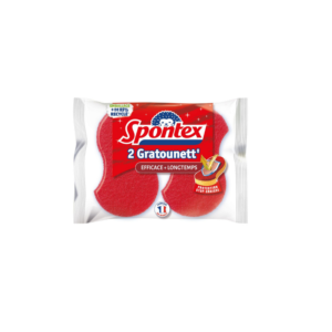 Spontex Eponges Gratounett'+ - Le paquet de 2