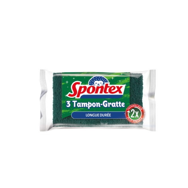 Tampons à récurer ultra résistants Spontex