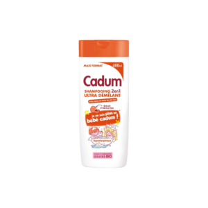 Cadum Shampooing Enfants 2 en 1 Ultra Démêlant Abricot