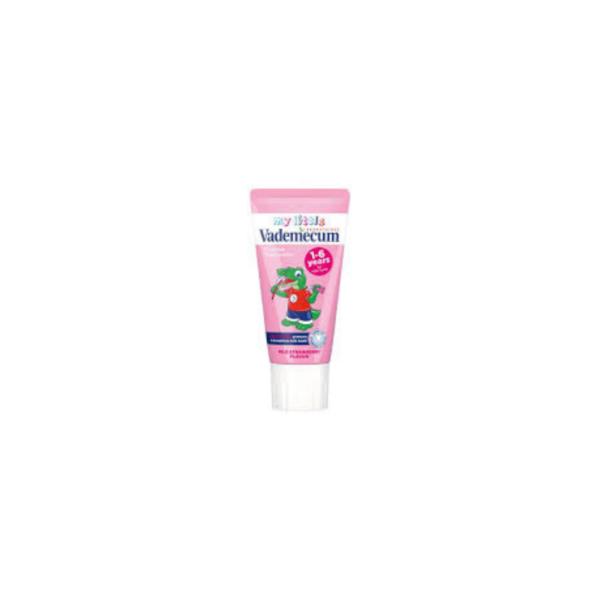 Vademecum Dentifrice Enfant Bio Sans Fluor Goût Fraise 1 à 6 ans 50 ml