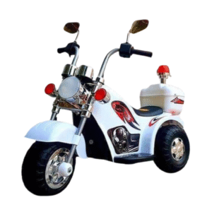 Moto Électrique pour Enfants Blanche