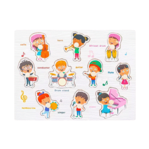 puzzle encastrement en bois - Artiste